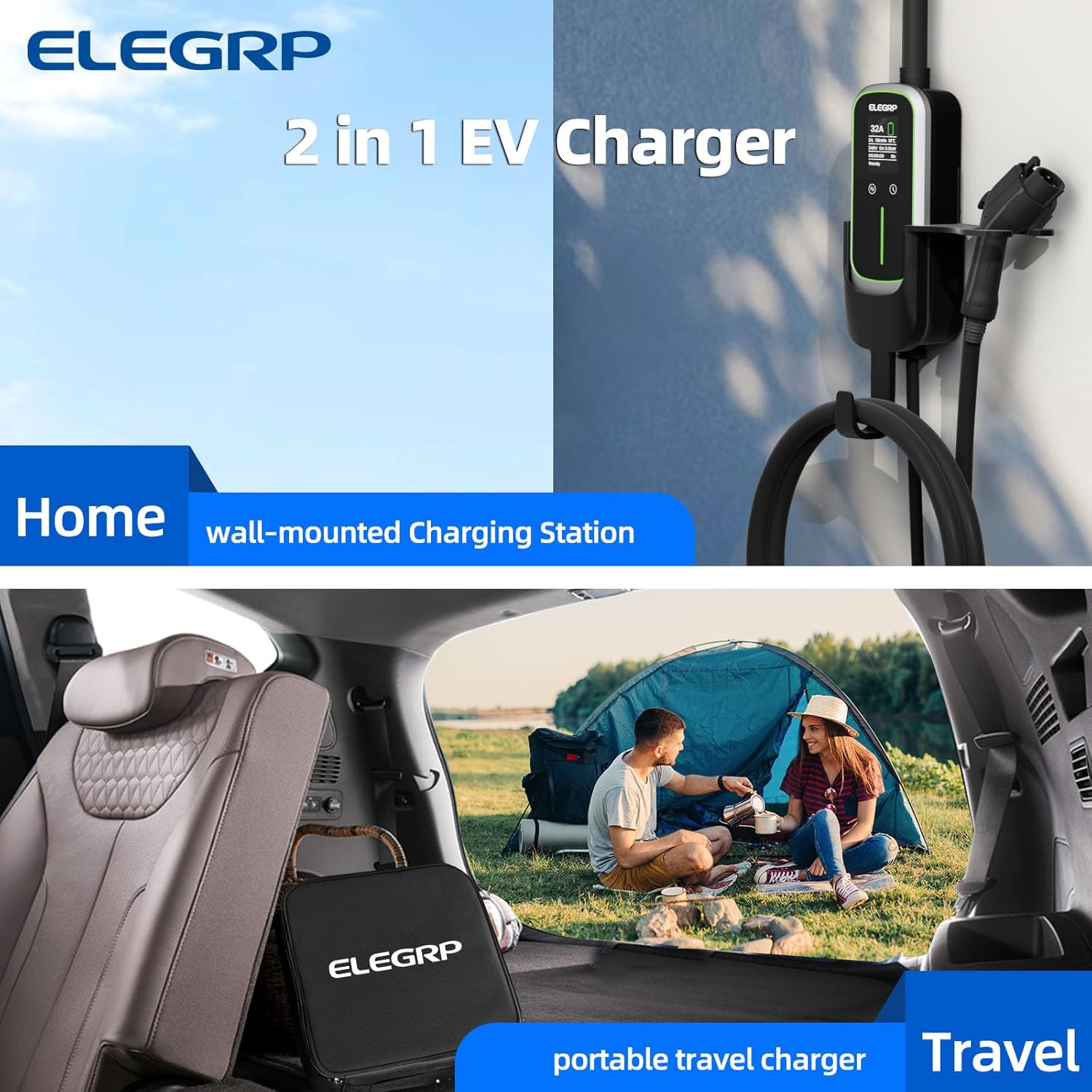 ELEGRP 32 Amp Portable Electri - đánh giá và giá Portable Ev Charger