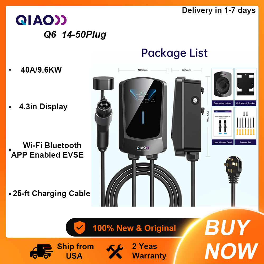 QIAO Level 2 Electric Vehicle  - đánh giá và giá Ev Charging Cable